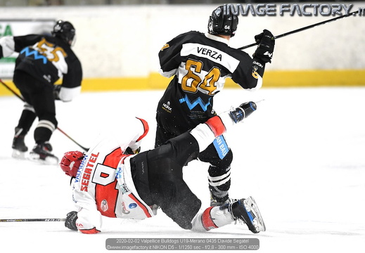 2020-02-02 Valpellice Bulldogs U19-Merano (1-3)